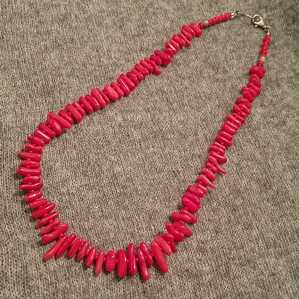 Red turquoise necklace
